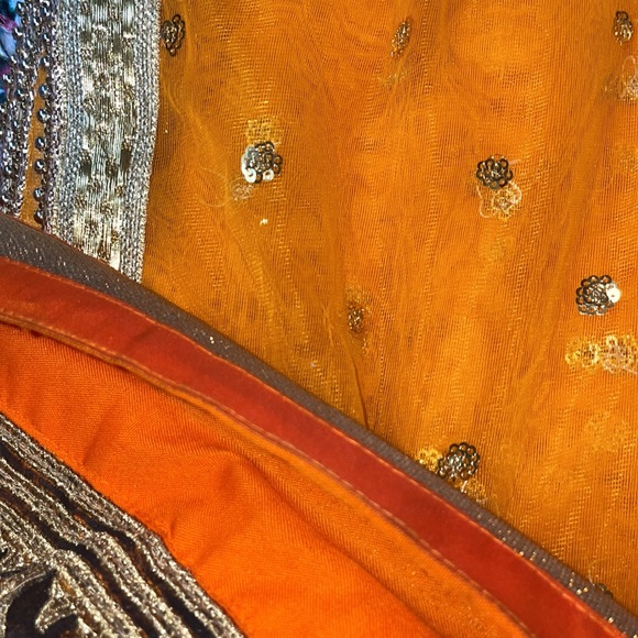 Anarkali Long Dress with Dupatta. PTP 19.”  Length 54” silk stunning silk dress - Picture 9 of 16